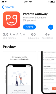 Parents Gateway Mobile App