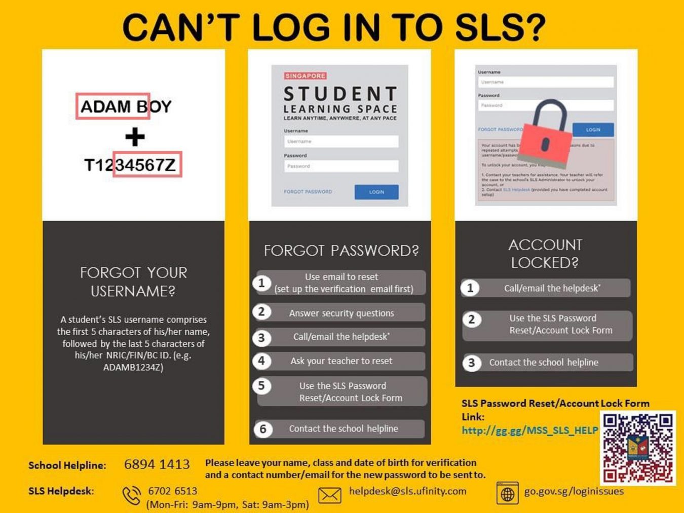 Problems log in to SLS